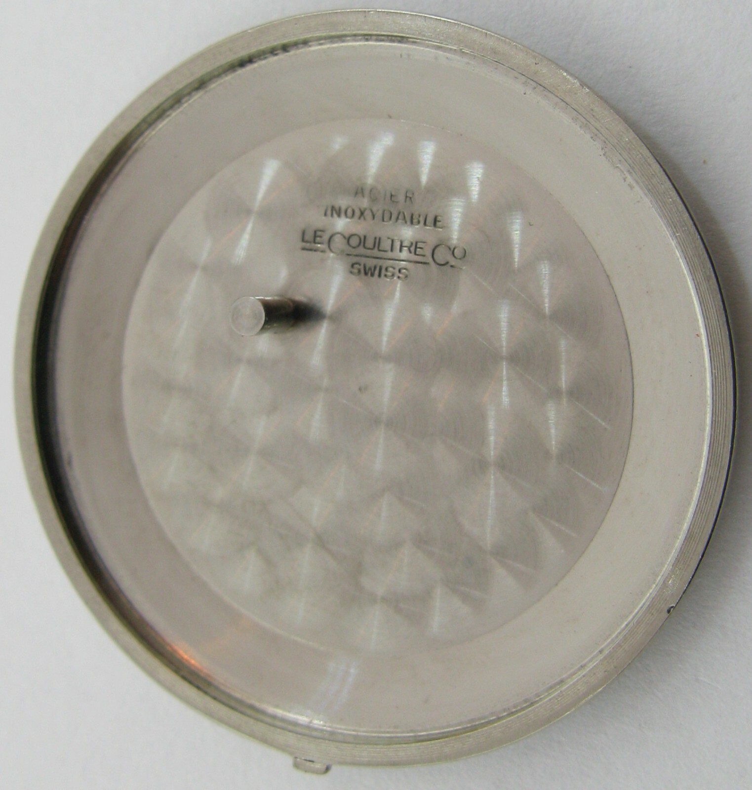 LeCoultre Memovox / alarm s. steel back case diameter 30 mm