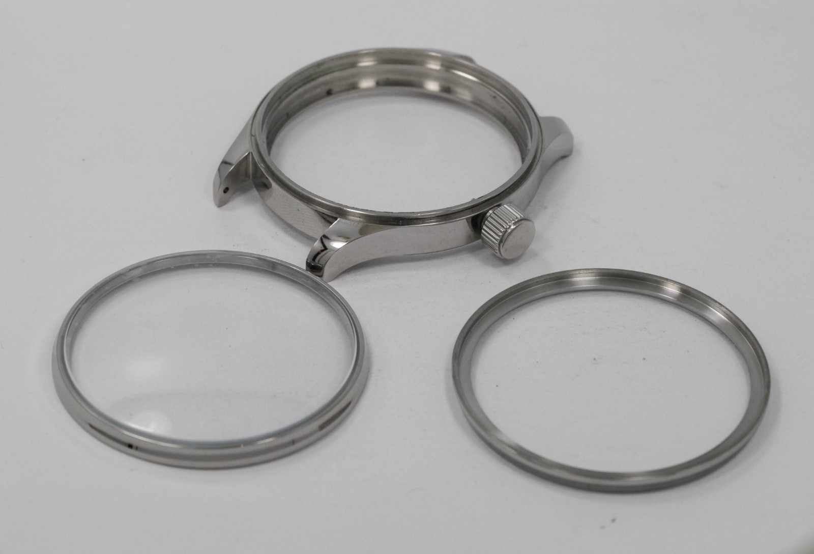 Stainless steel case for marriage watch will fit Hamilton 973 976 16s movement