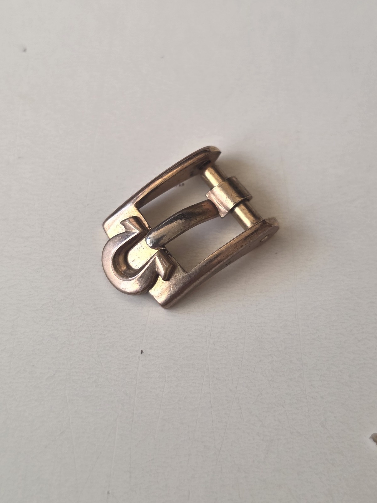Omega Watch Buckle Lady Vintage Gold 7mm Steel Gold Watch Buckle