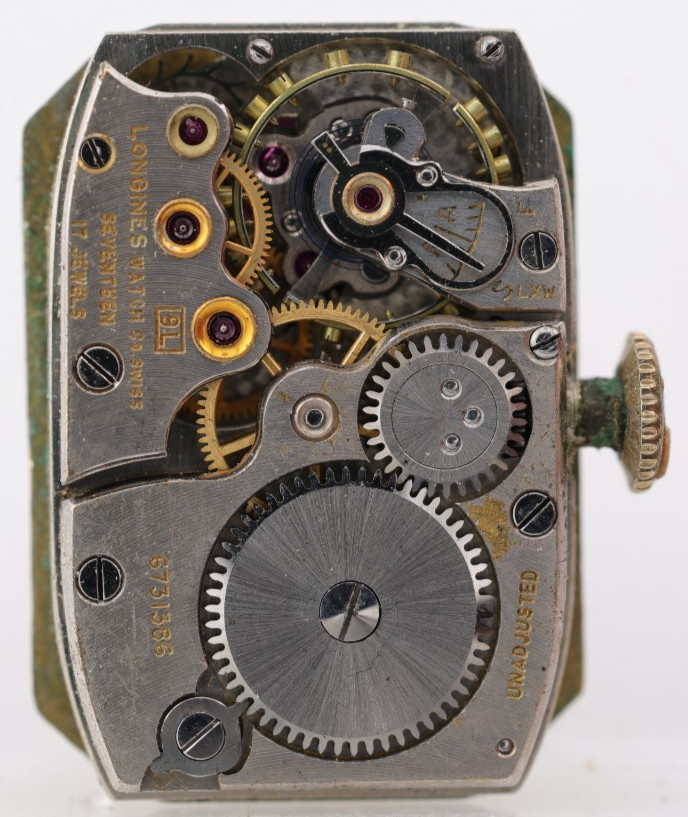 LONGINES cal. 9L, SWISS 17j WATCH MOVEMENT, 6731386, RUNS (OJ)
