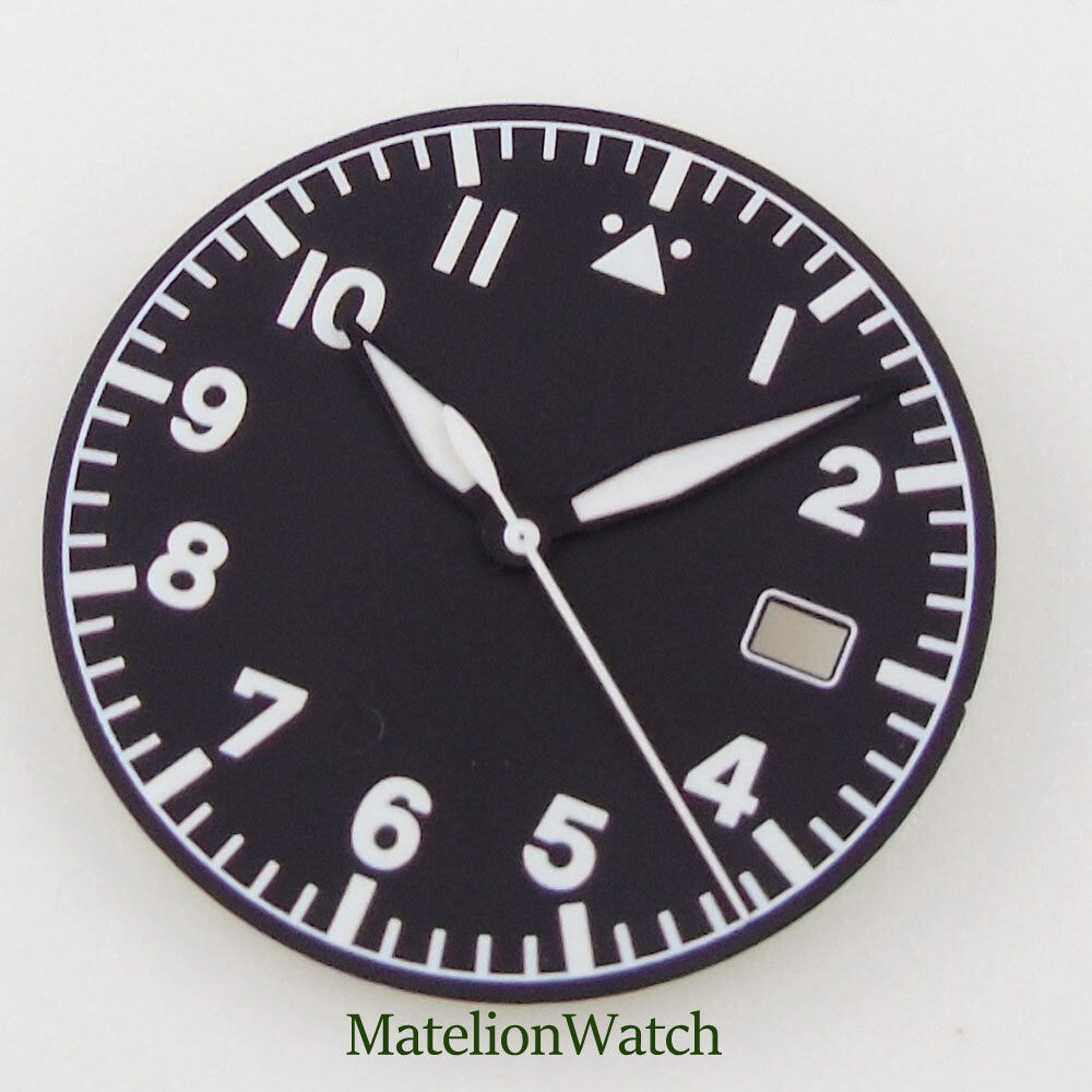 39mm Watch Case Fit NH35 NH35A Sapphire Glass 200M Waterproof +Dial+Hands