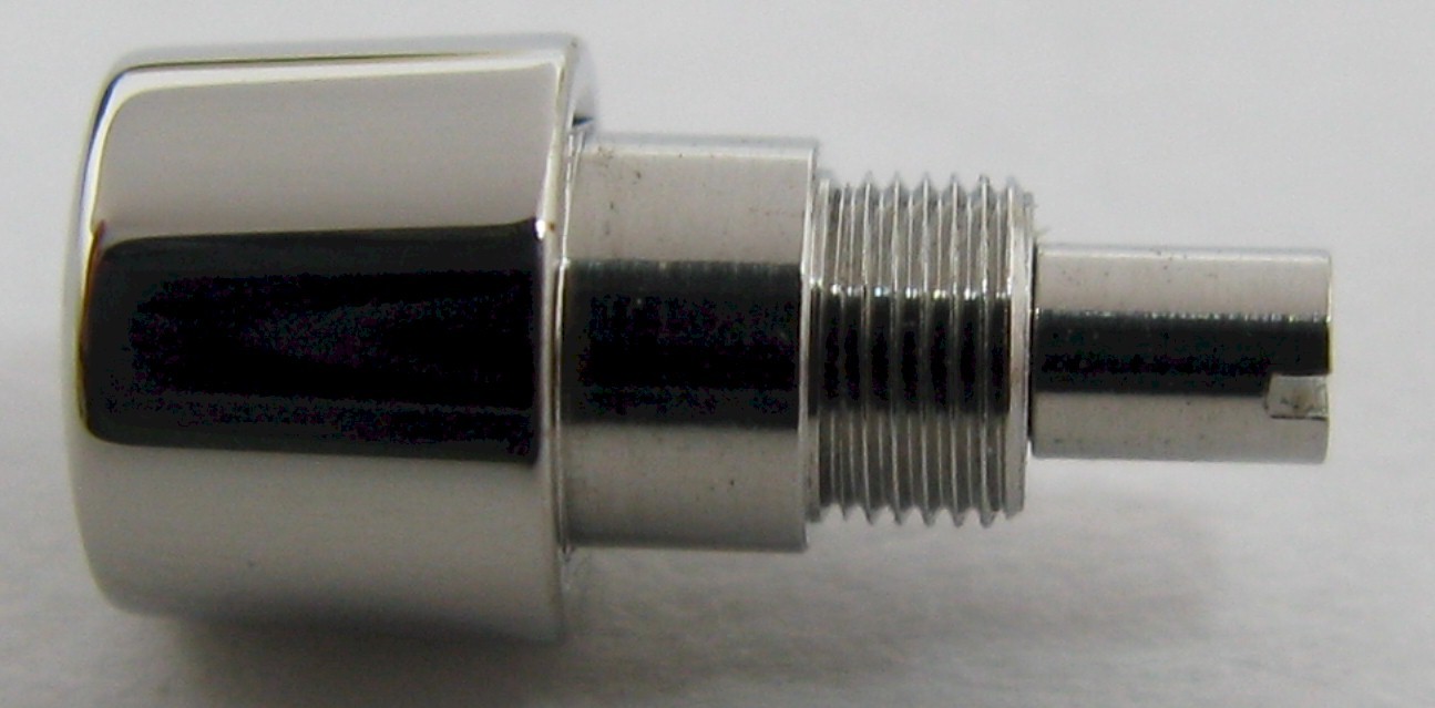 chronograph pusher in stainless steel diameter 4.2 mm fit case hole close 2.4 mm
