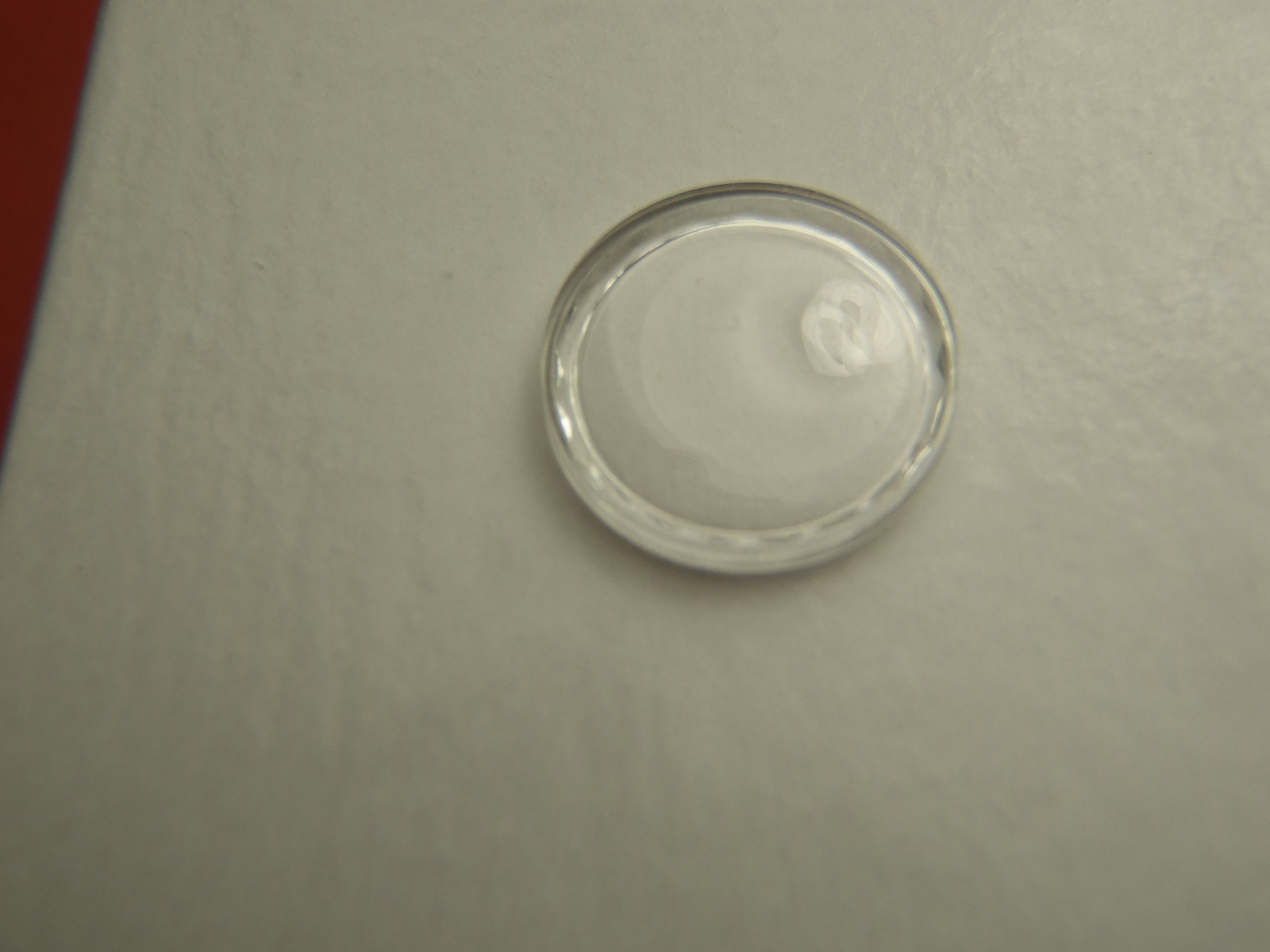 FWC HIGH ROUND Diamond Edge PLASTIC WATCH CRYSTAL 12.8 MM NOS