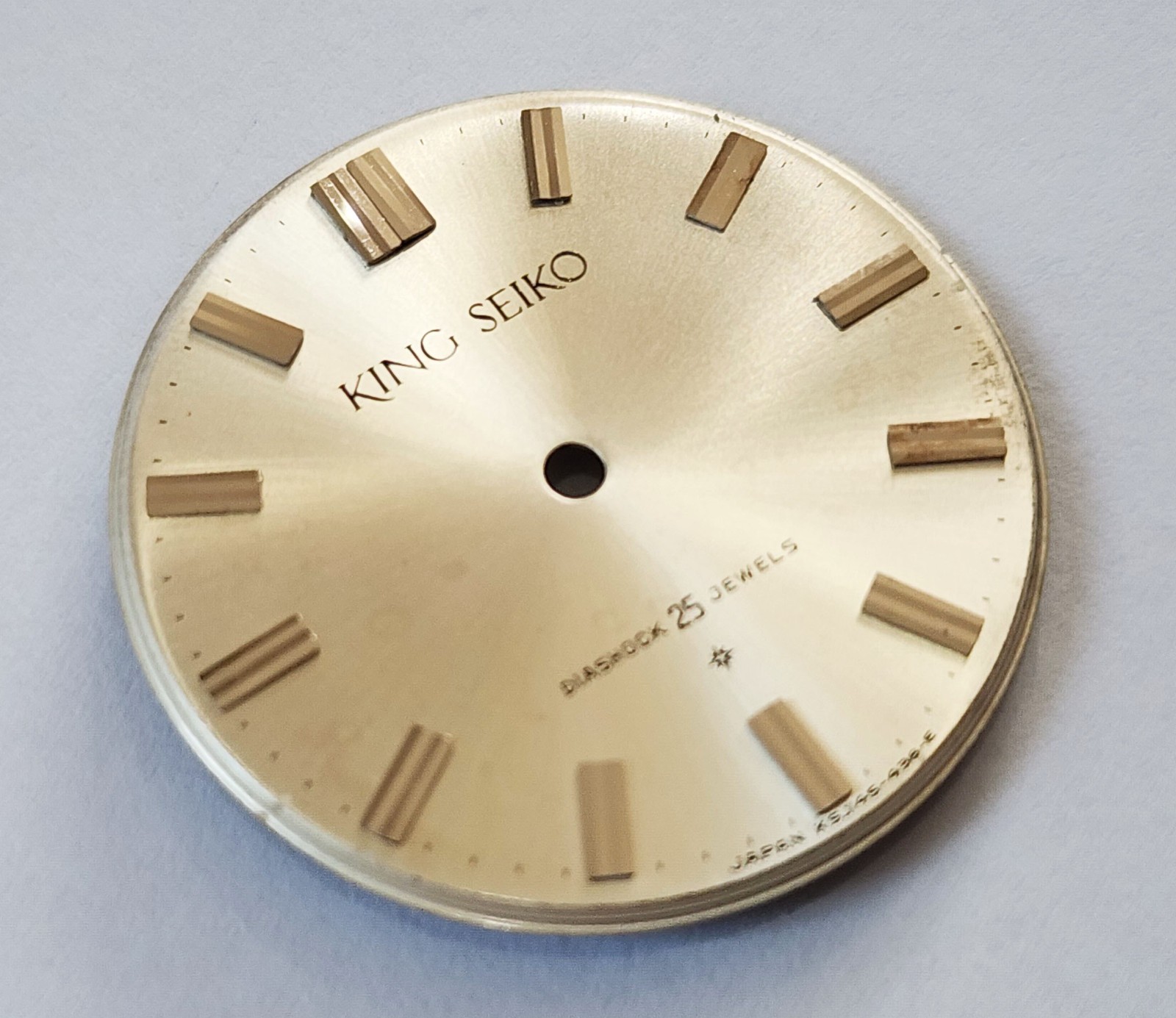 NOS DIAL KING SEIKO 1ST DIASHOCK JAPAN KS J145-438-E Manually Wind MEN’S 2