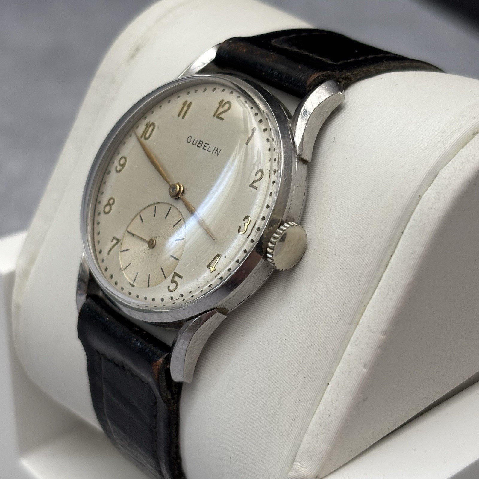 Vintage Gueblin Manual Intl. Watch Co 33mm IWC Calatrava Cal 83 Stainless – Runs