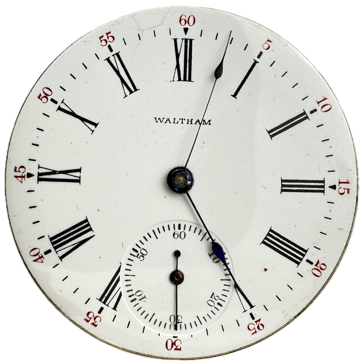 Antique 16s 1903 Waltham 1899 7J Mechanical Hunter Pocket Watch Movement No. 610