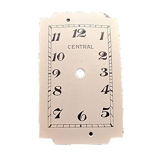 Central Watch Dial NOS watch part Art Deco Era 16.3mm X 17.3mm