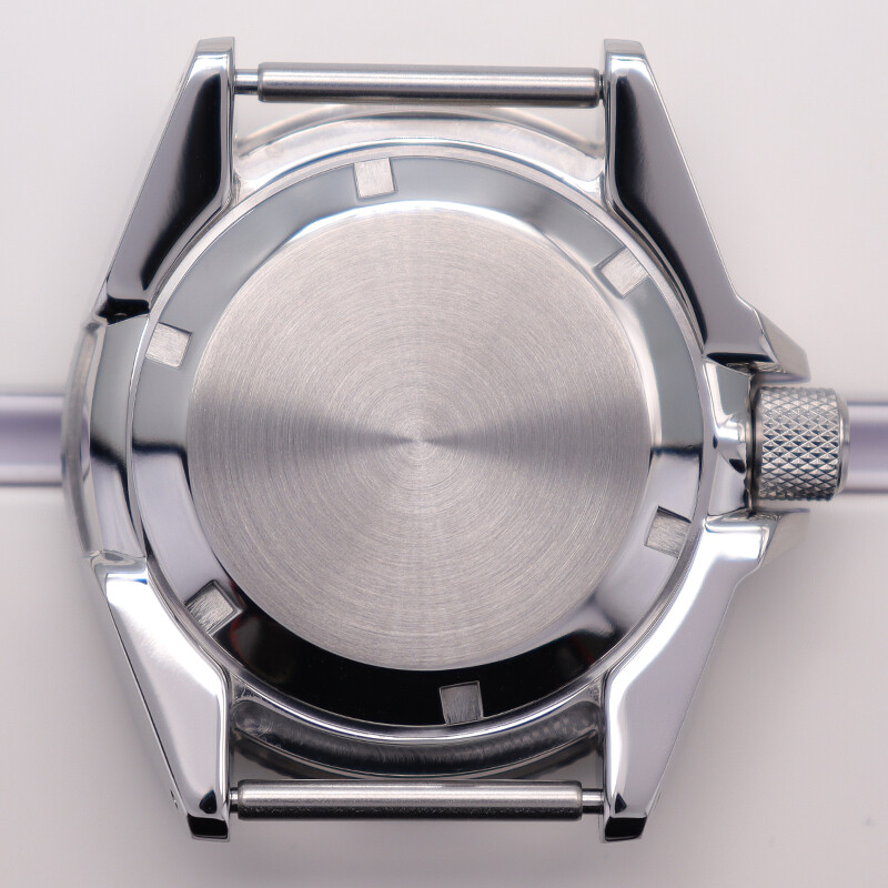 Modified Seiko Samurai 43.8mm Watch Cases Sapphire Glass For Seiko NH35 Movement