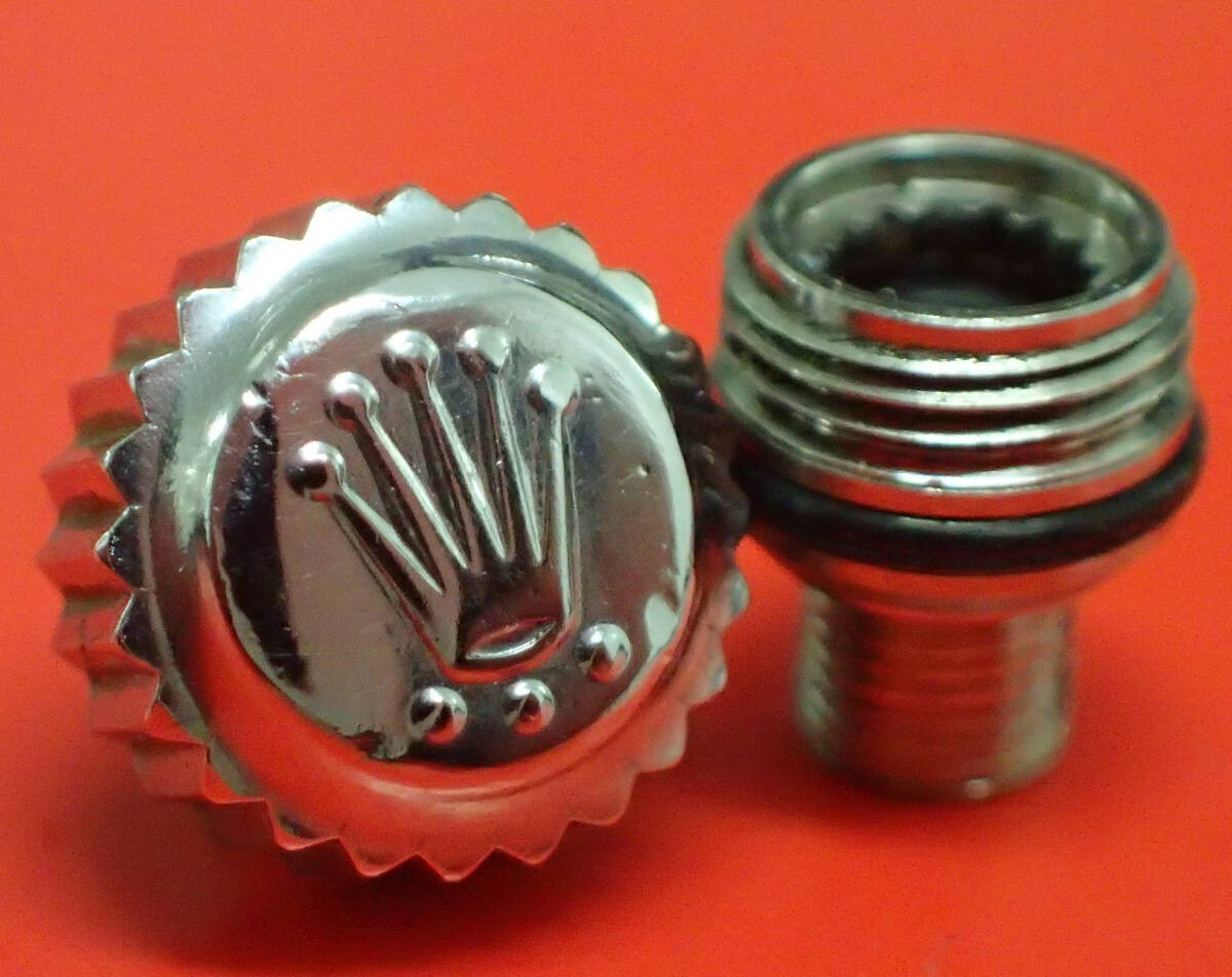 Rolex Tudor Genuine 703-0 Crown and Tube 7mm Set Original Winding Part Verified