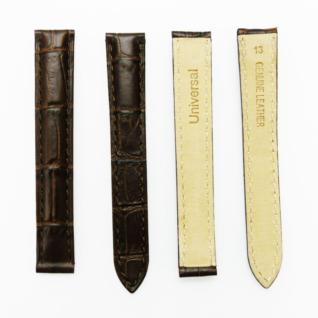 Watch Band Genuine Leather Alligator Grain (PADDED) fit Cartier Watch , 13X12MM