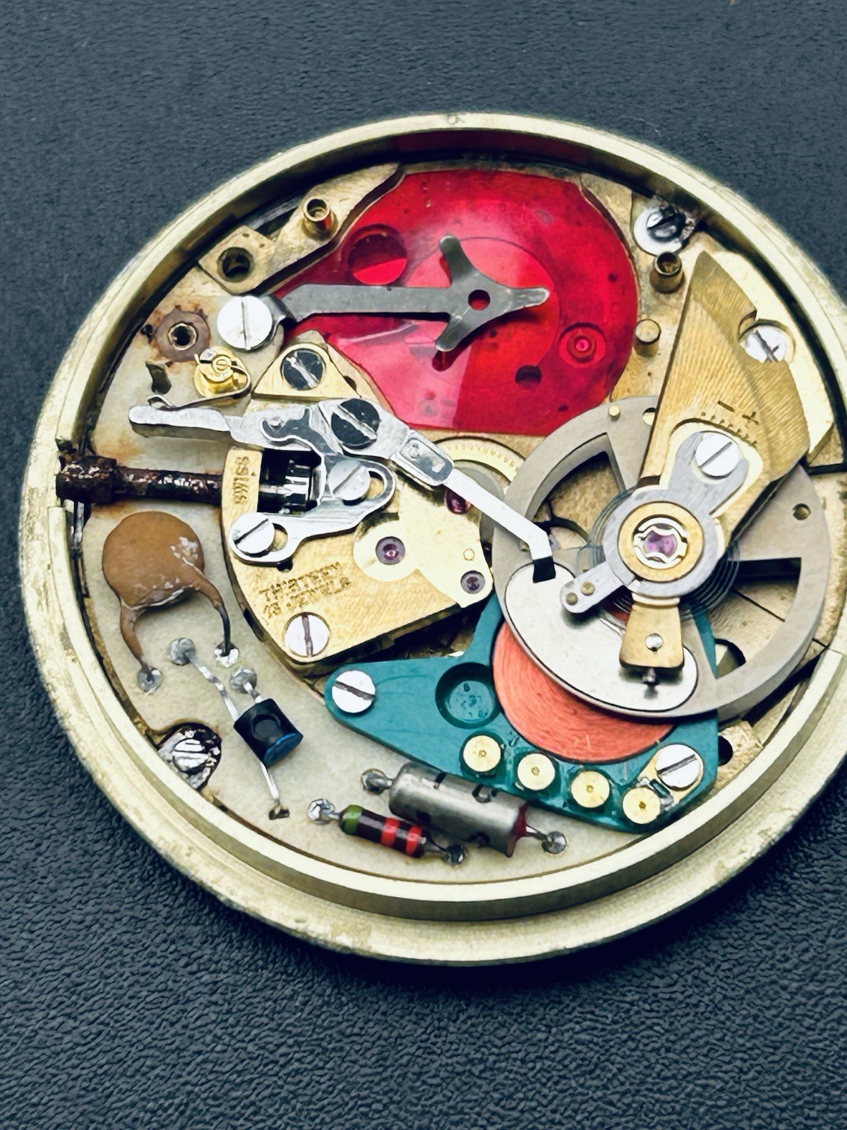 Genuine MIDO ELECTRON Movement- USE NOT WORKING – SOLD AS FOR PARTS (W10)