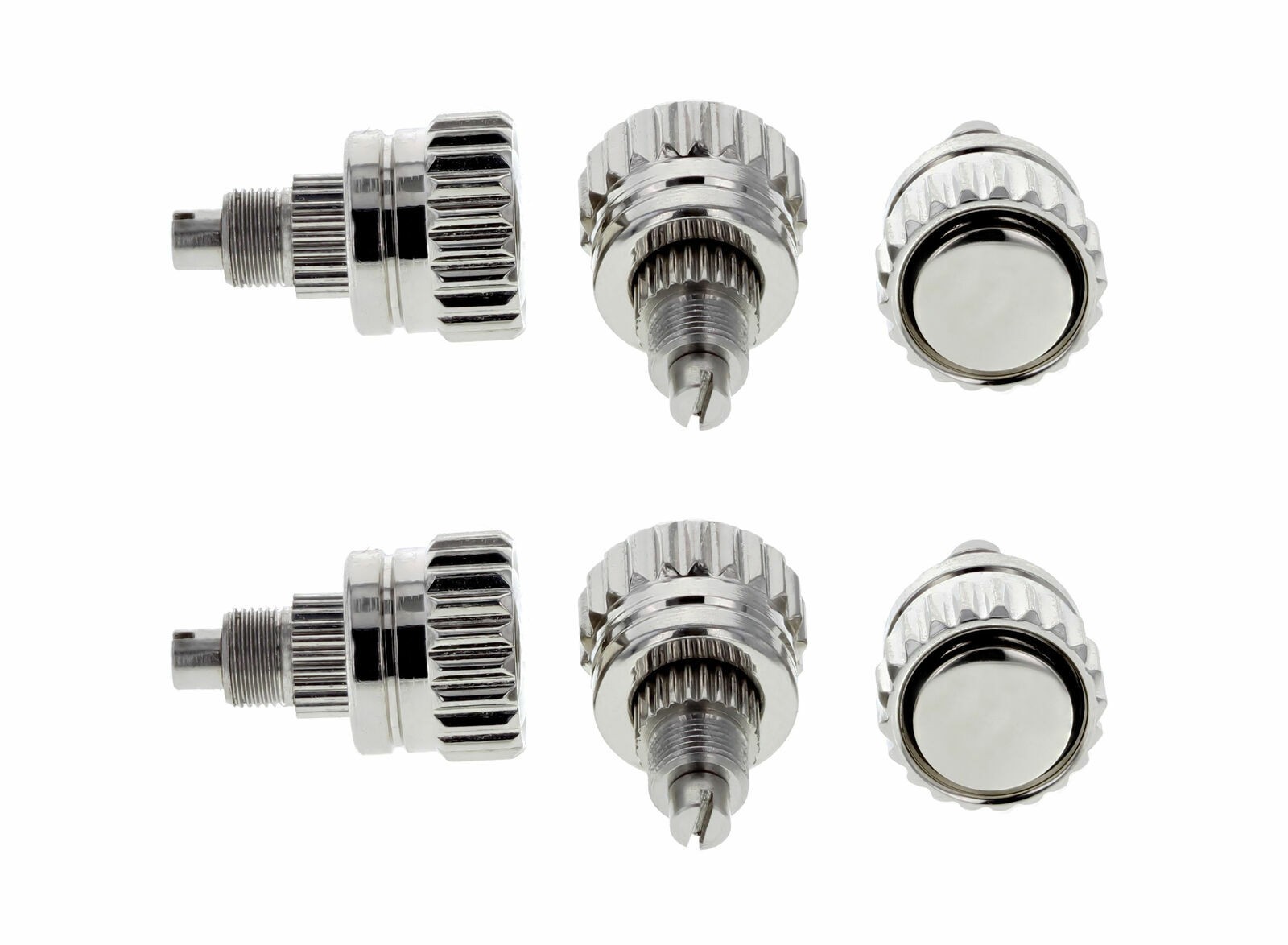 6 PCS DAYTONA WATCH CROWN SCREW PUSHER FOR ROLEX WATCH 16518 16519 16520 16523 S