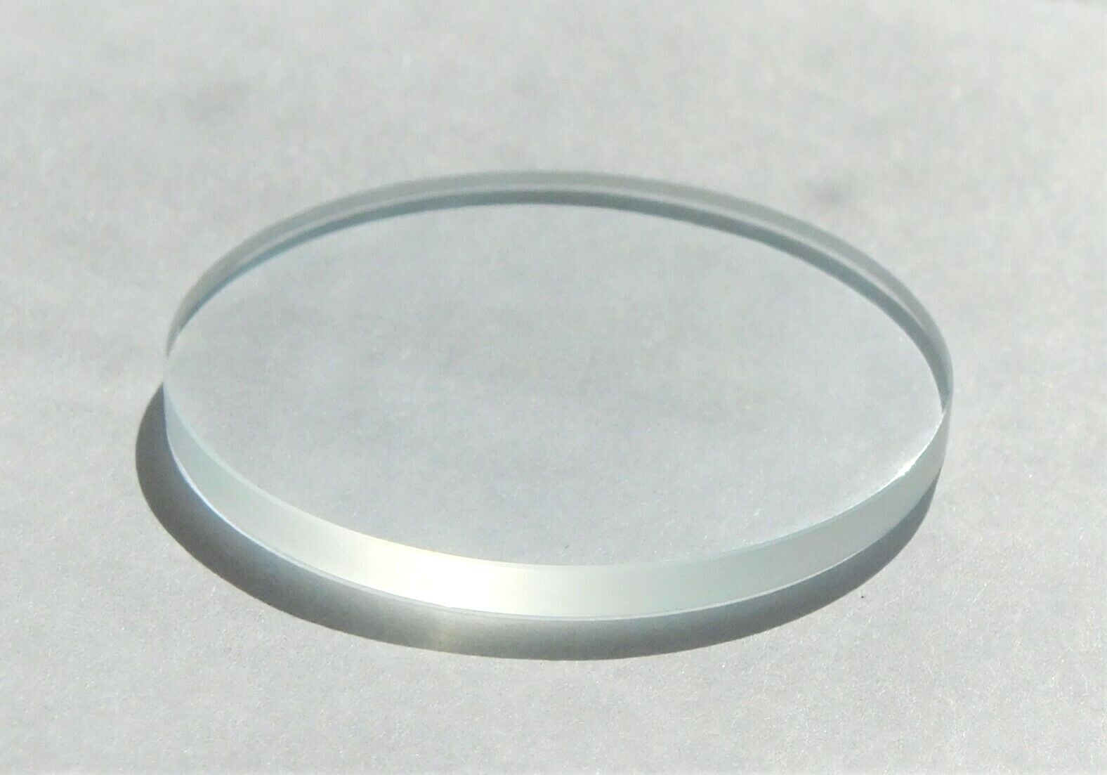 Flat mineral glass watch crystal 3.00mm thick, diameters 37.0 to 45.0mm 1 piece