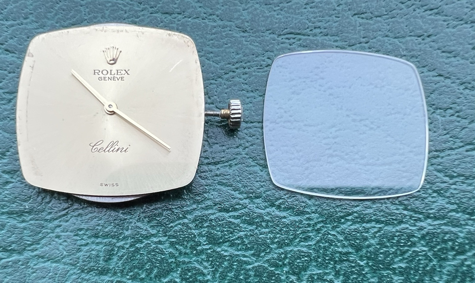 Authentic Vintage ROLEX Cellini 19J 1600 Wrist Watch Movement Runs – OC#1122