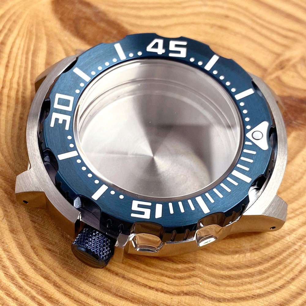 20ATM Dive Monster Watch Case 42mm Steel Bracelet Sapphire Crystal Fit NH35 NH36