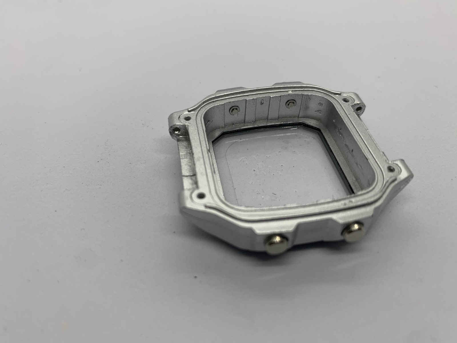 Casio WorldTime AE-1200 Replacement Silver Resin Case Screws Gasket READ BELOW
