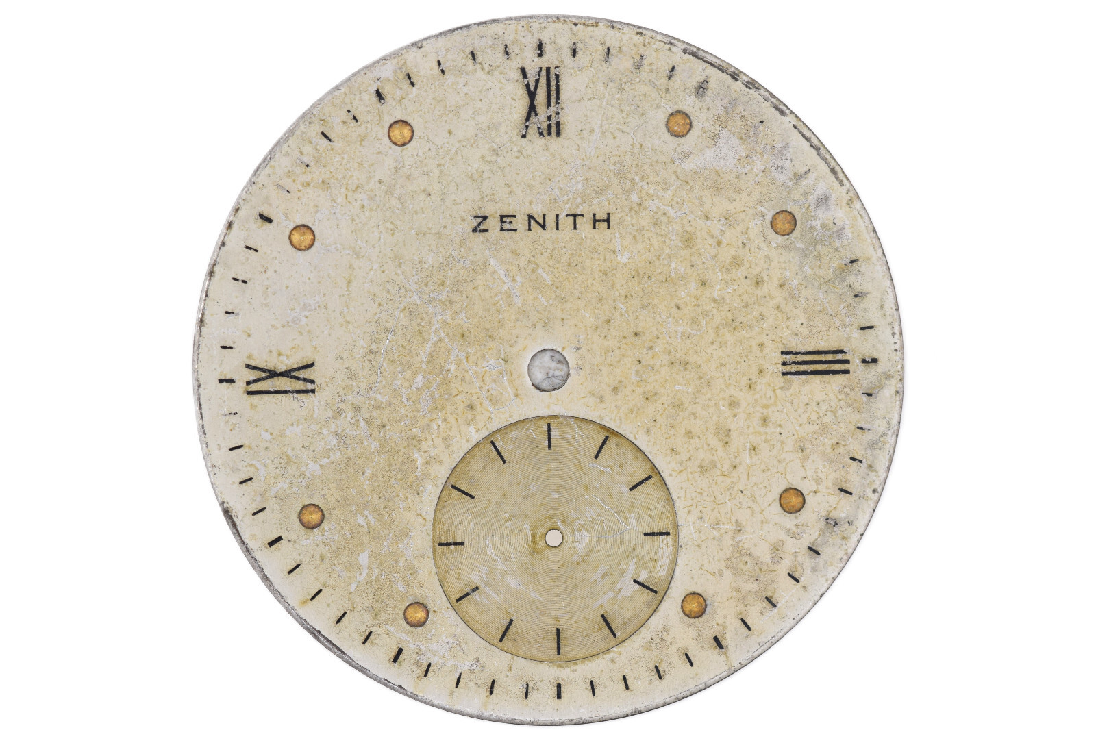 ZENITH Vintage Watch Dial Caliber 12.4 30.5mm small Second incl. Hands (ZB1073)