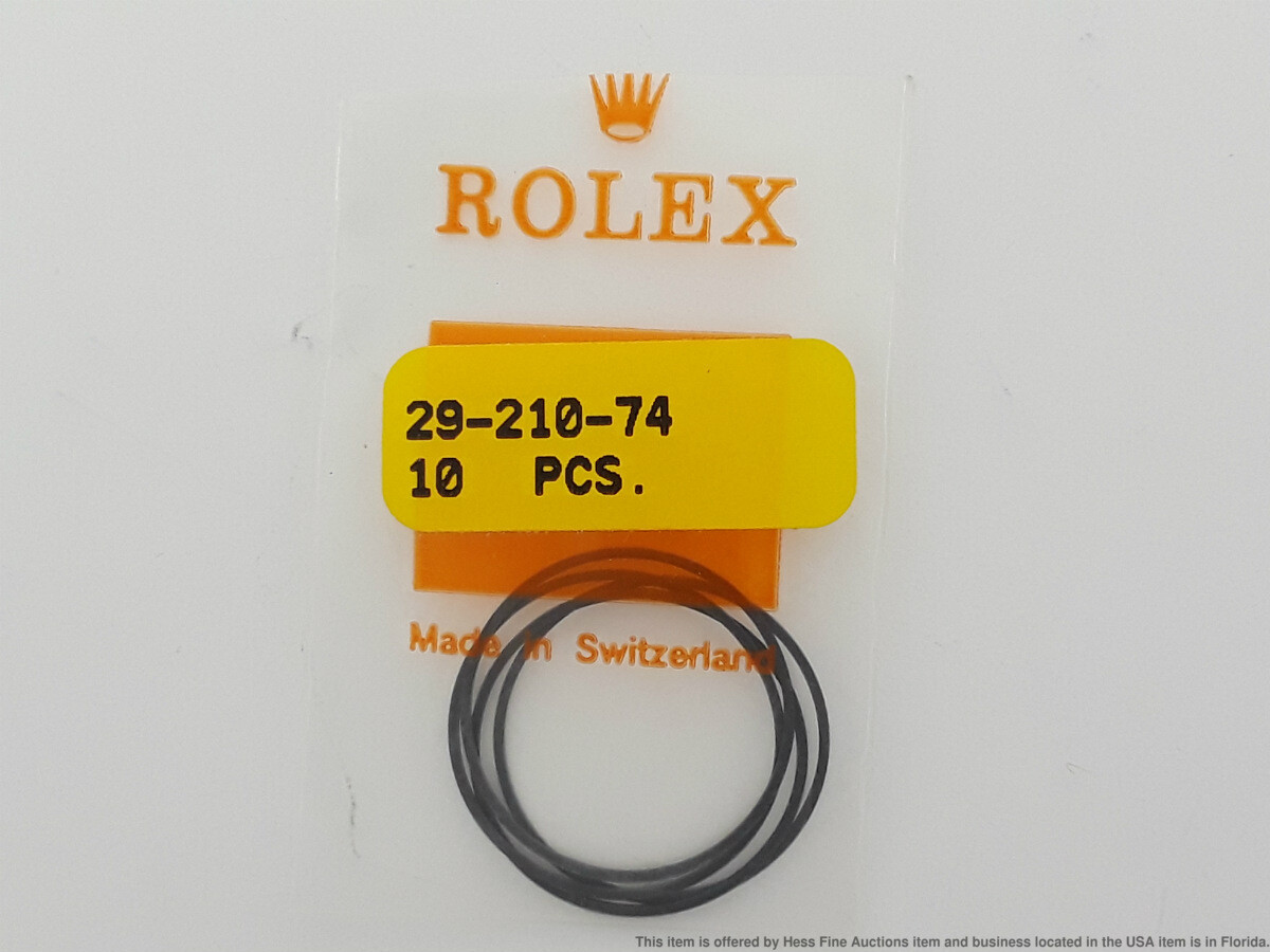 Rolex 29-210-74 3 Pack of Gaskets for 69180, 7630 NEW Sealed Authentic