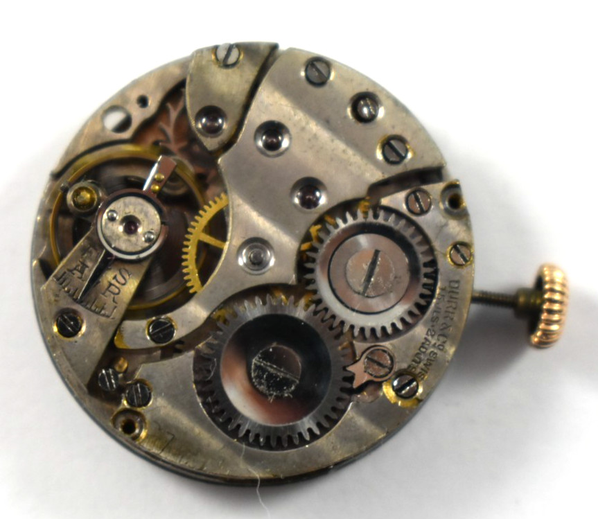 Vintage Durr Co Swiss Made 23.60mm OF Pocket Watch Movement lot.ra