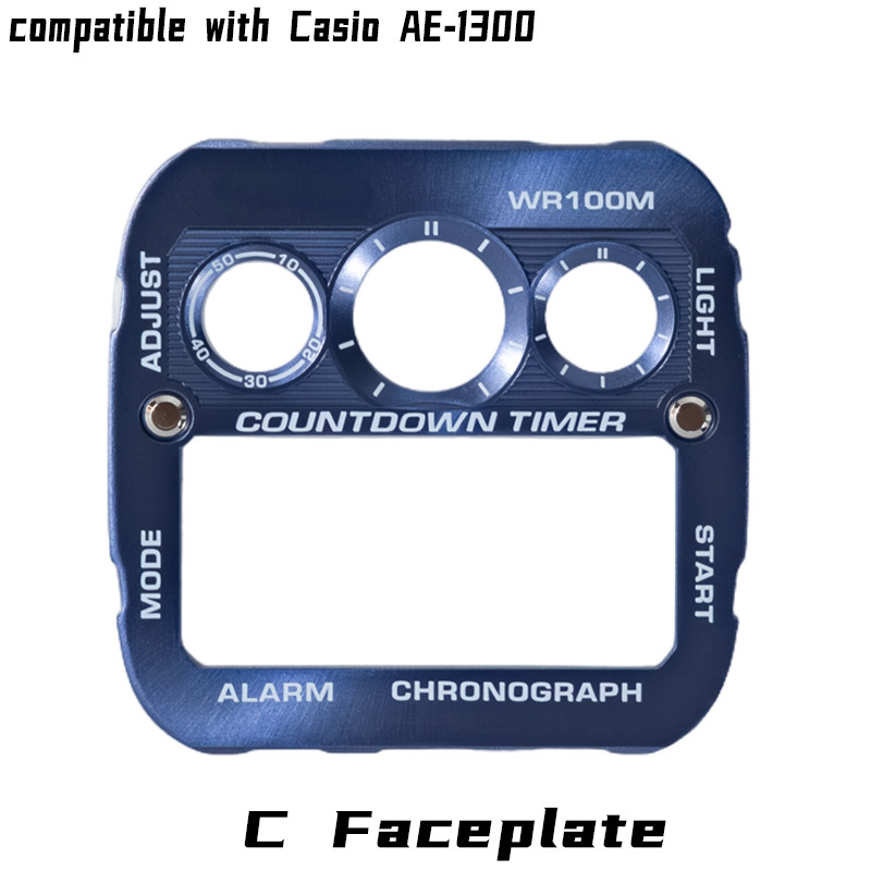 For Casio AE-1300 Faceplate Metal High Quality Sunray Real Scale Watch Dials