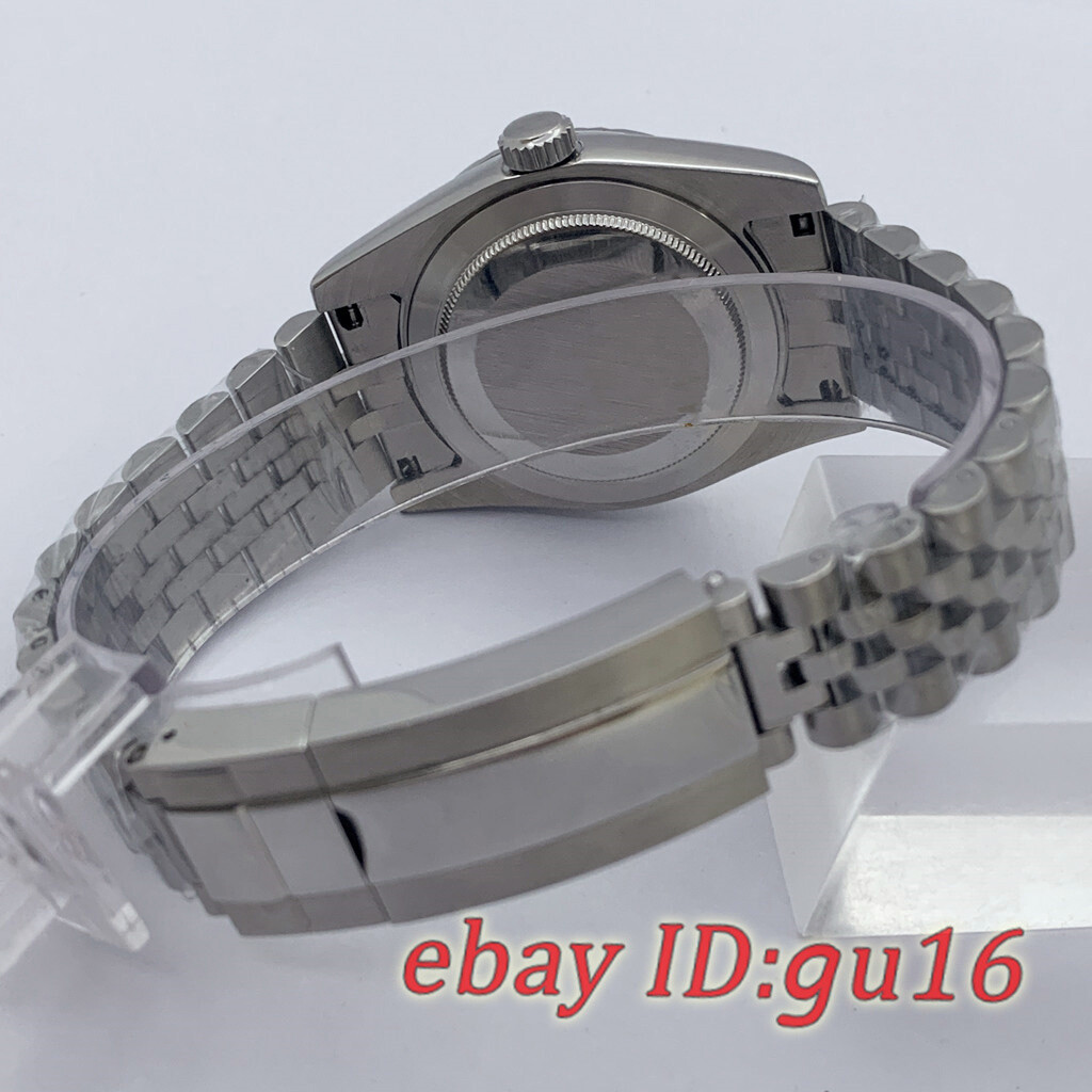 40mm Sapphire Watch Case strap With Number Fit NH34 NH35 NH36 ETA2824 PT5000