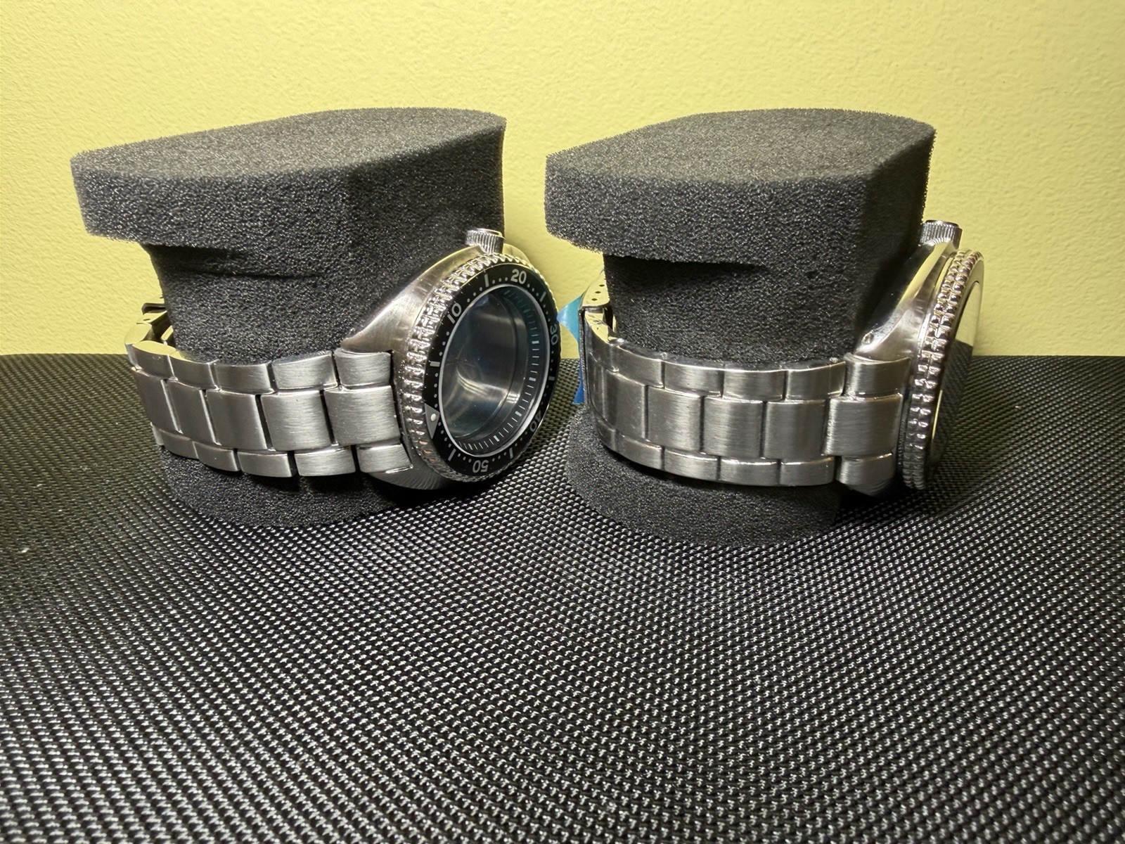 45mm Turtle Seiko Mod Case & Bracelet Qty:2 Blk/Blk and Blu/Red