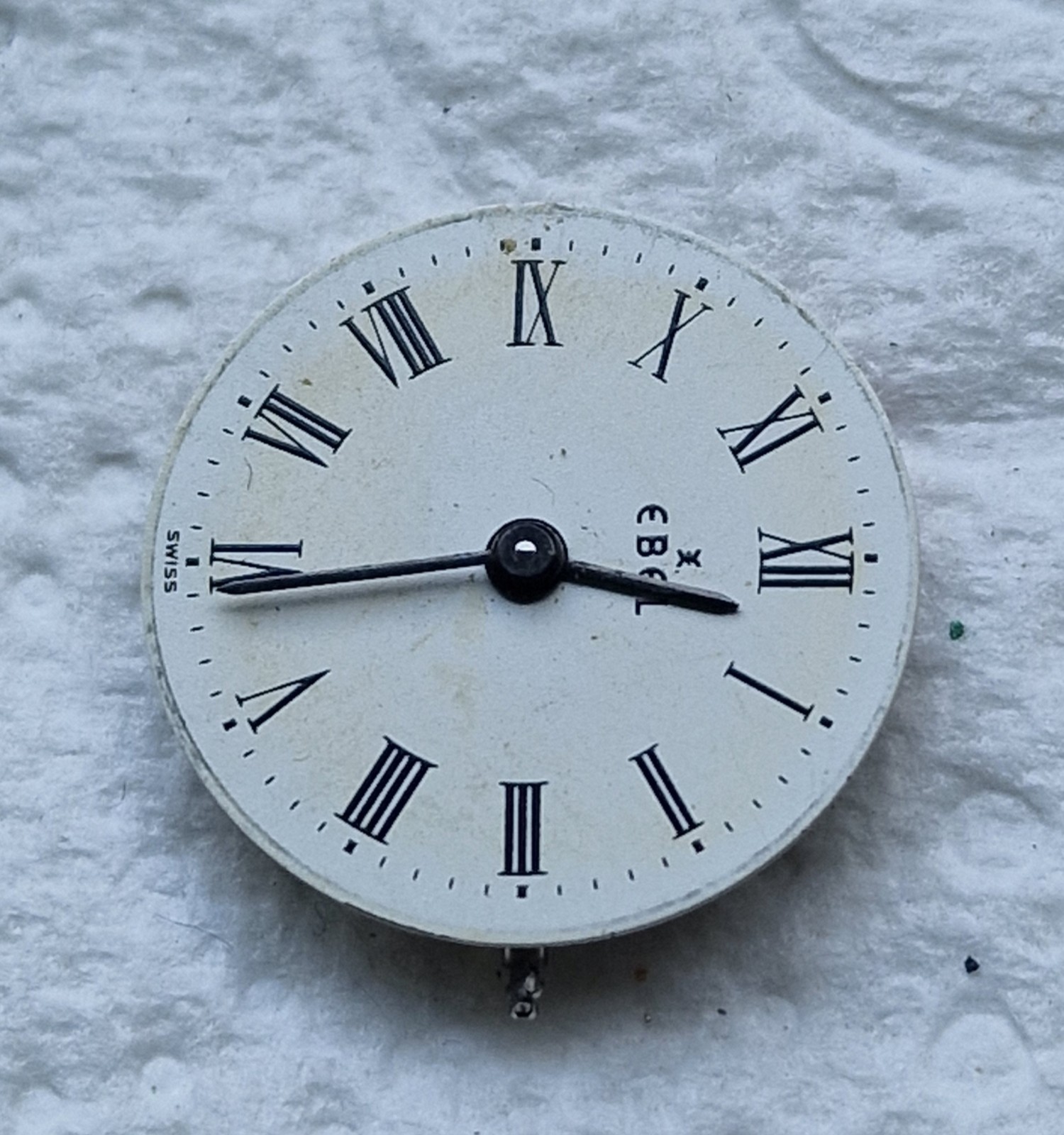 Ebel/Cartier Caliber 157 Quartz Watch Movement & Dial and Hands, working!