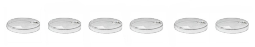 Lot of 6pcs Plastic(Acrylic) Watch Crystal FOR ROLEX CYCLOP 108 Fit 7914 &Others