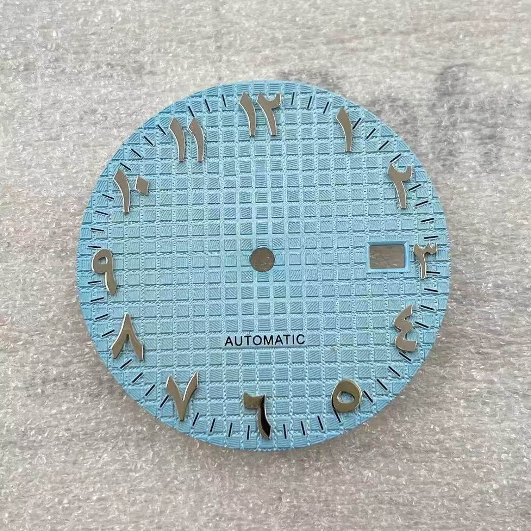 31.8mm Middle Eastern Arabic Numeral Watch Dial No Lume for Nh35 Nh36 Movement
