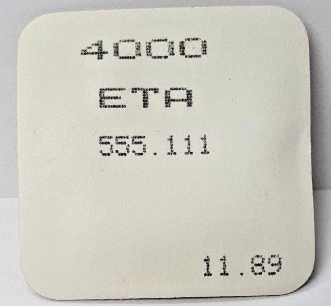 AUTHENTIC BRAND NEW SEALED ETA 4000 ELECTRONIC CIRCUIT BOARD MODULE 555.111