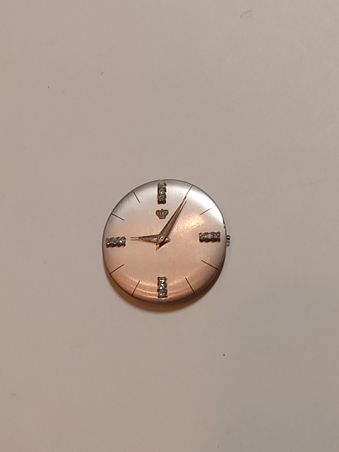 jules jurgensen watch Movement With 12 Diamonds Real White Natyral 17 Jewels…