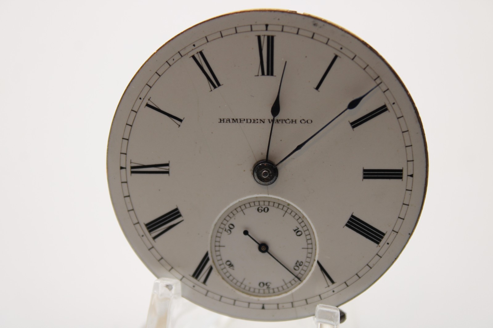 1884 HAMPDEN POCKET WATCH MOVEMENT 320224 GRADE: SPRINGFIELD 18s 7j (OR2)