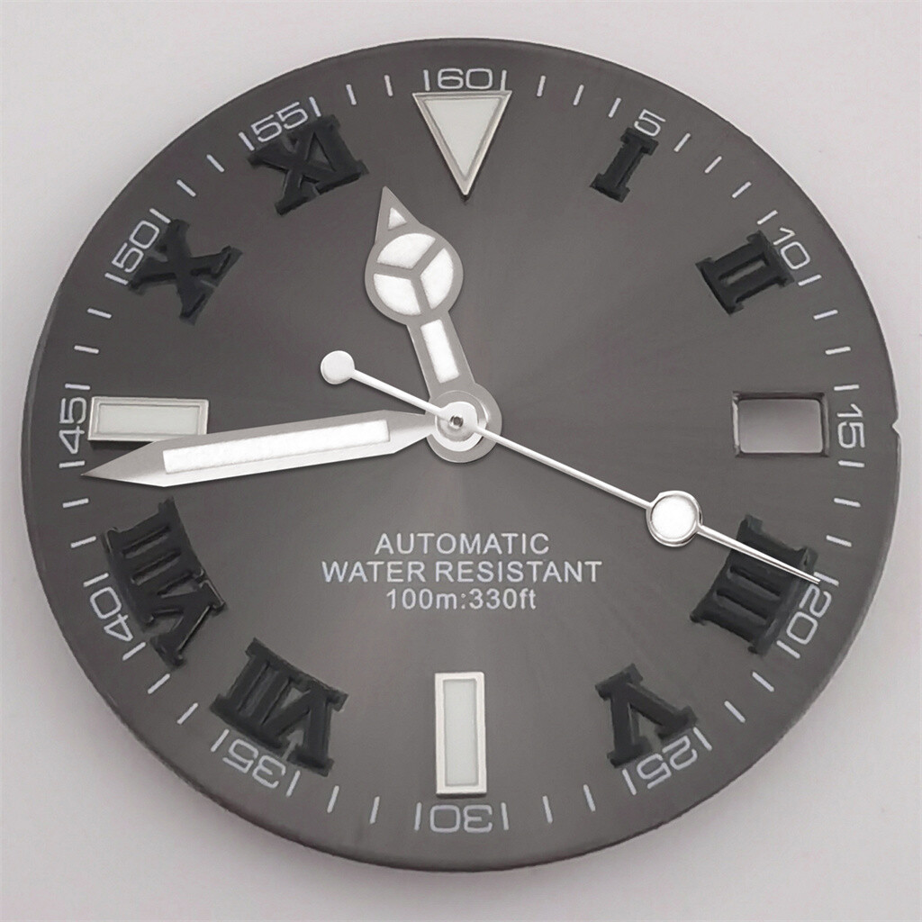 29mm Watch Dial NH35 luminous sterile Automatic movement Sterile Watches Parts