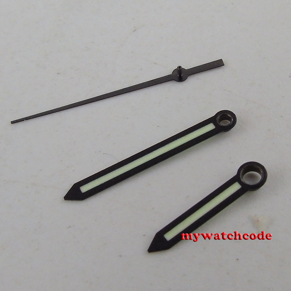 parnis black WATCH HANDS for miyota 8205 8215 DG2813 ST1612 TY2806 movement H57