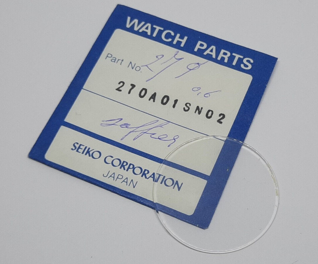 Vintage Genuine NOS Seiko 270A01SN02 Crystal for Seiko 5P30, 5Y30, 7741