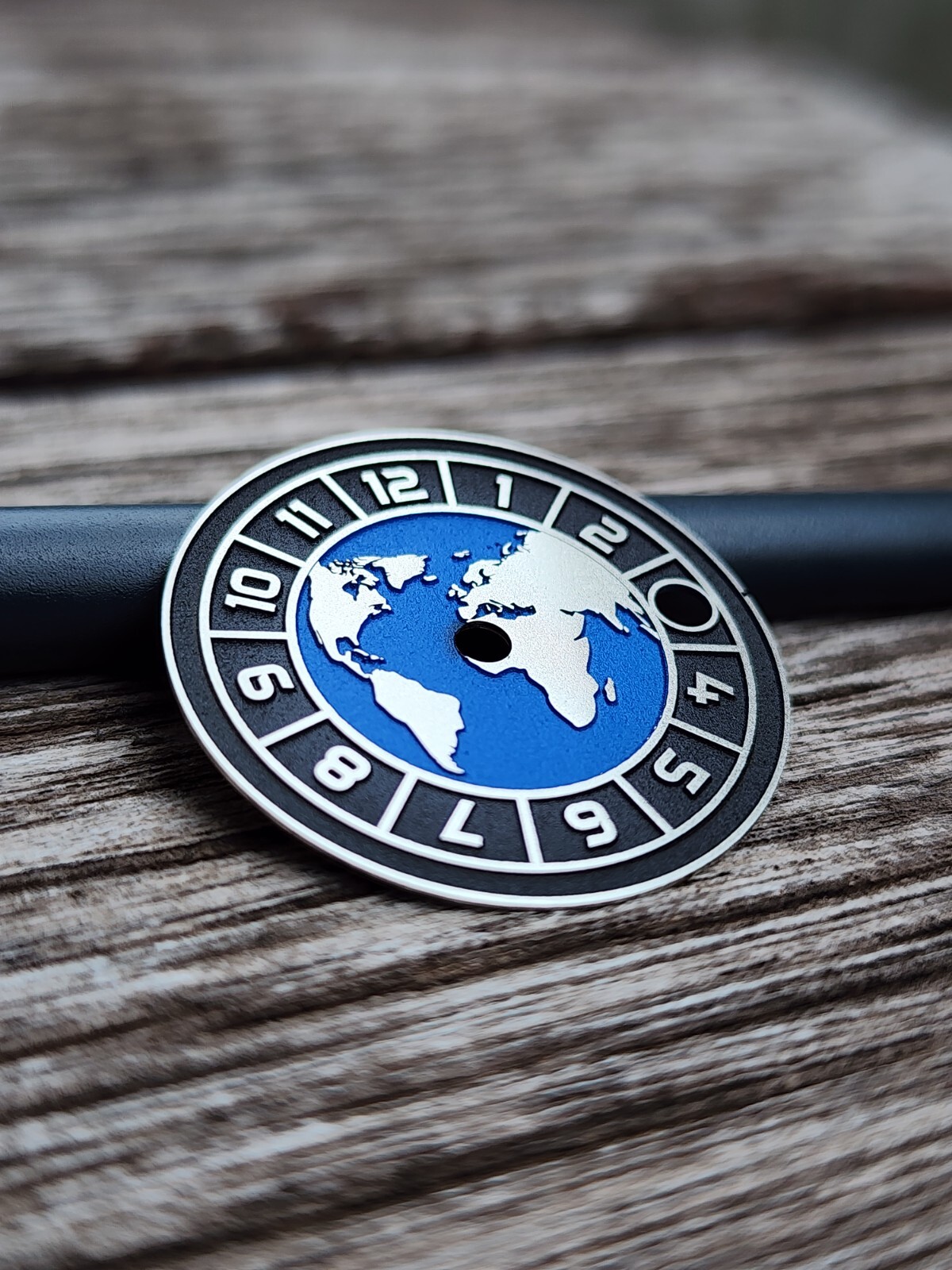 Custom-Made Laser Engraved Watch Dial | The WORLD – Order any designsize