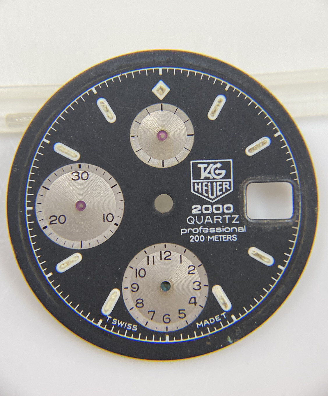 Original Tag Heuer 2000 Quartz Black Dial 262.006