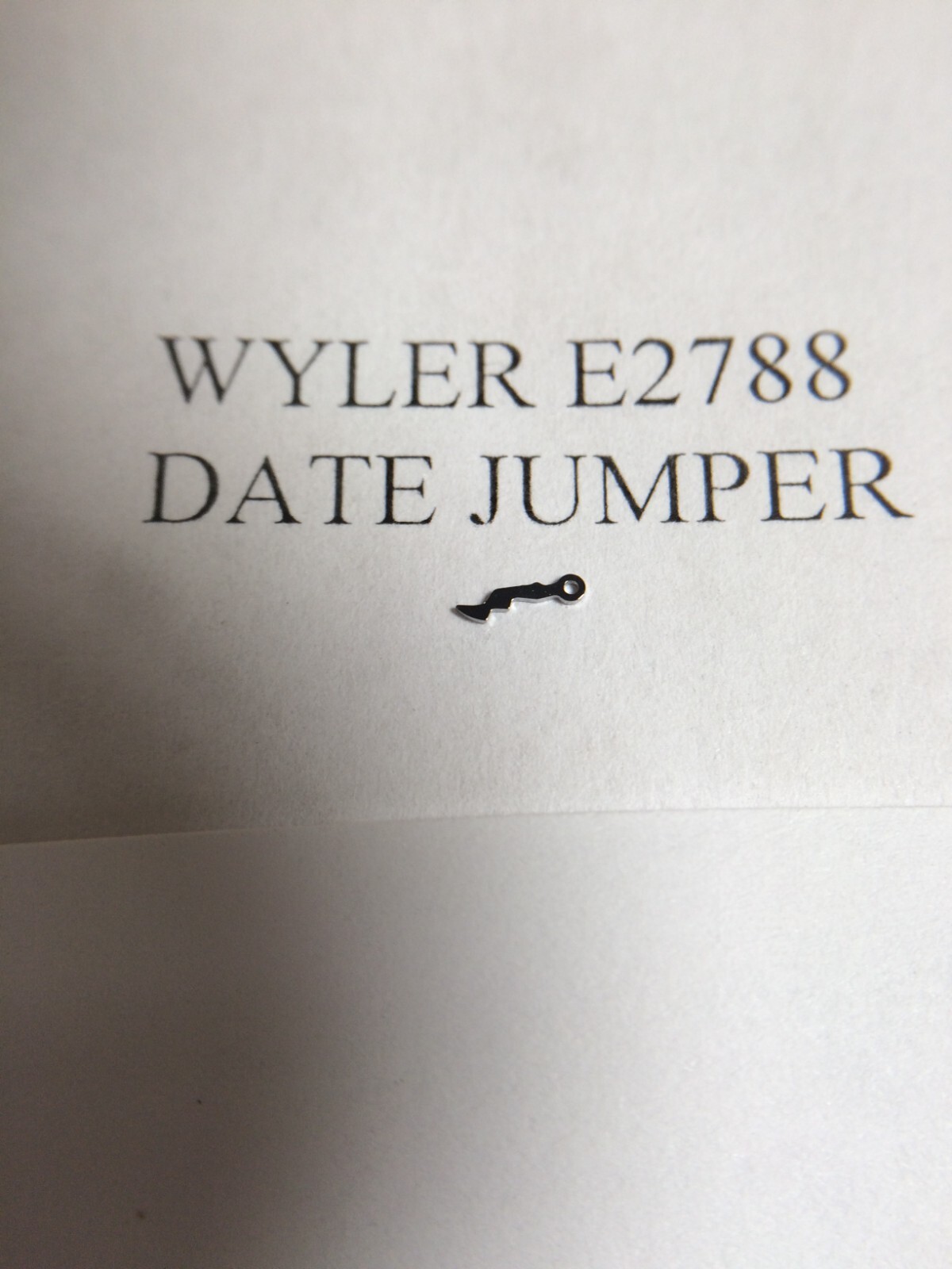 Wyler miscellaneous watch parts. See drop down menu.