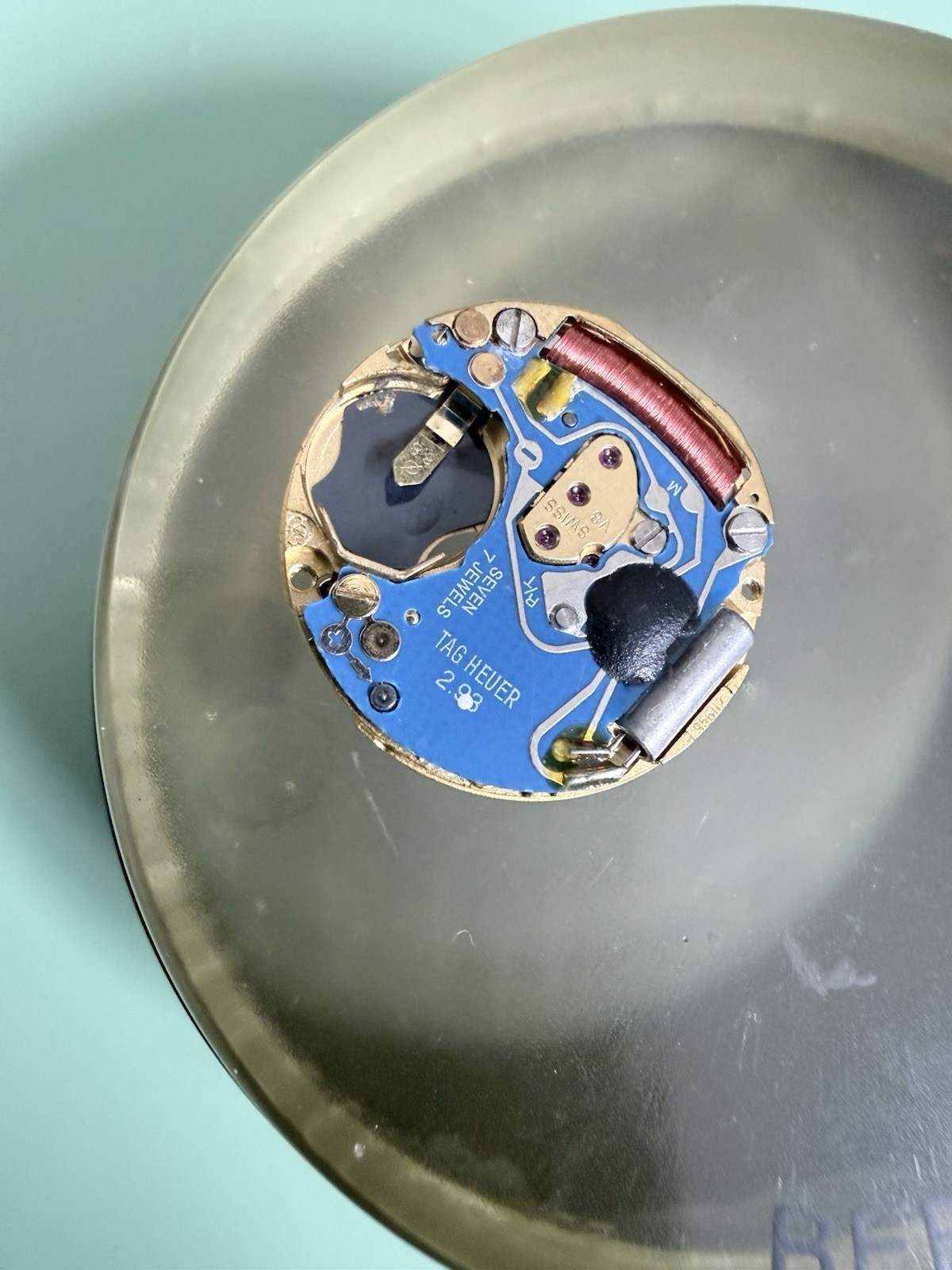 ETA Tag Heuer 956.112 vintage Watch Movement For Parte Or Repair