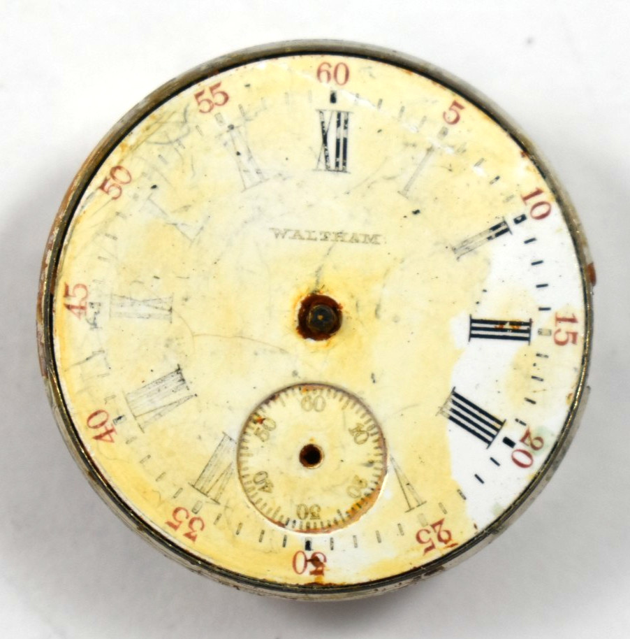 Vintage Waltham Lady Waltham 0s 16J Hunting Pocket Watch Movement lot.qz