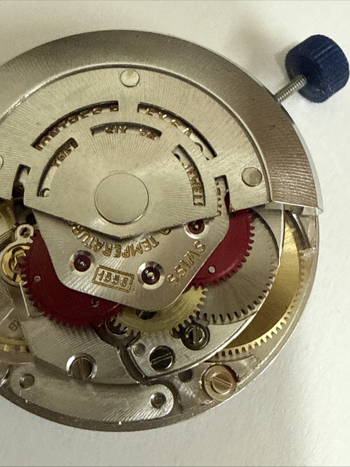 GENUINE Rolex 1556 Non Quick Set Complete Movement Perfect Working Condition
