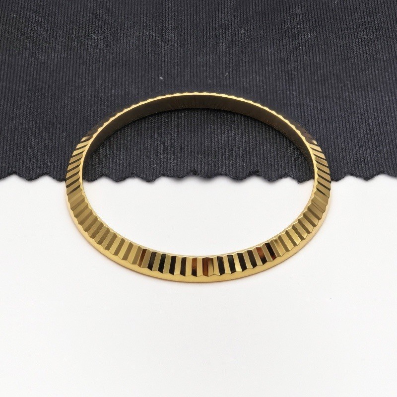 Yellow Gold Plated Watch Bezel Fit Rolex 36mm Datejust 116233 Generic Watch Part
