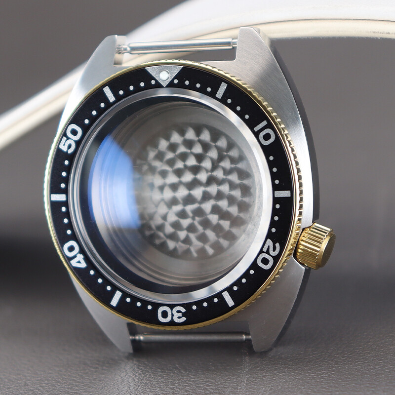 41mm Sieko turtle Luxury men’s Steel Watch Case AR layer Sapphire Crystal Glass