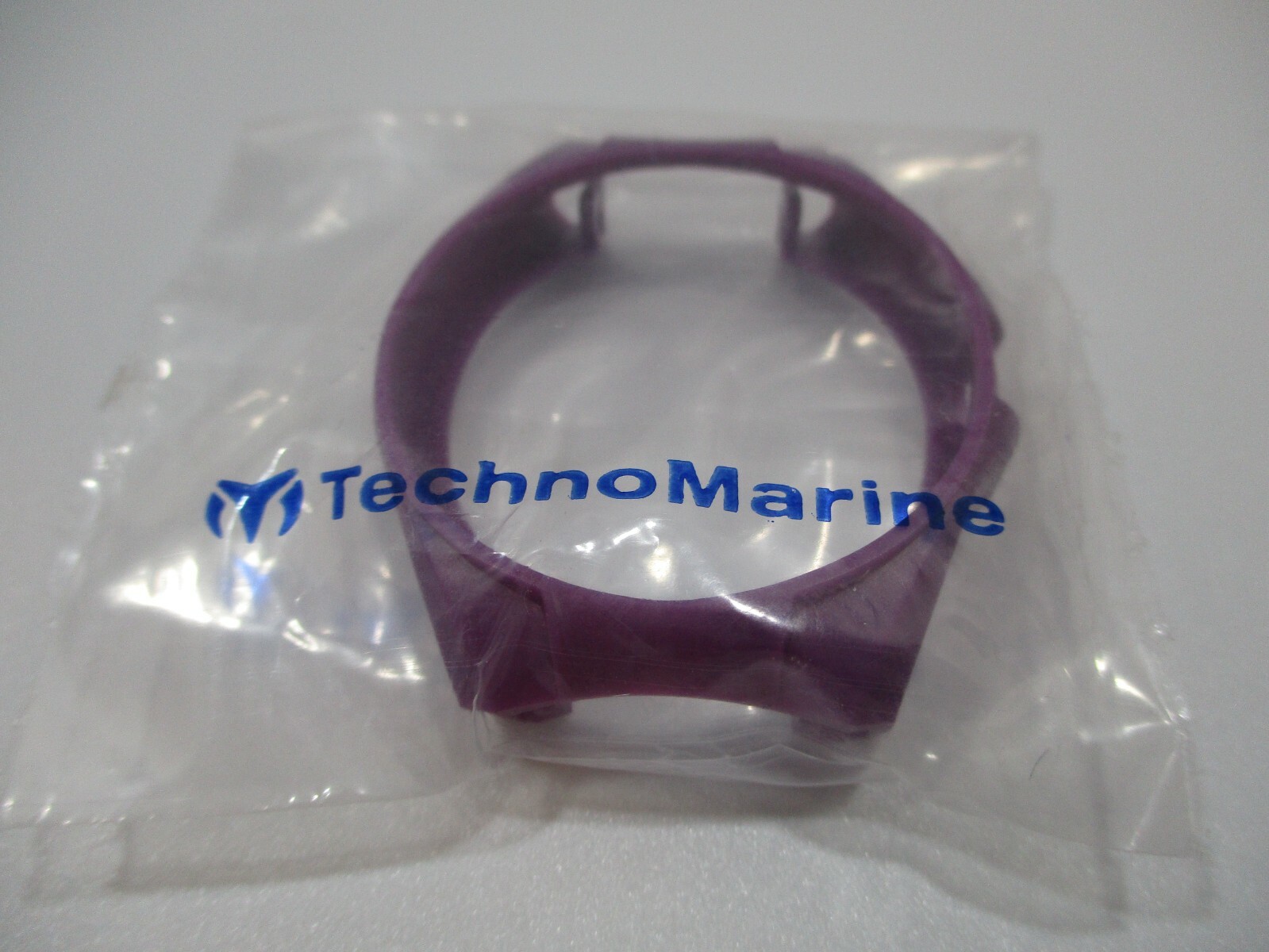 New! Genuine TechnoMarine Techno Marine Watch Purple Silicone Case Shroud Cover