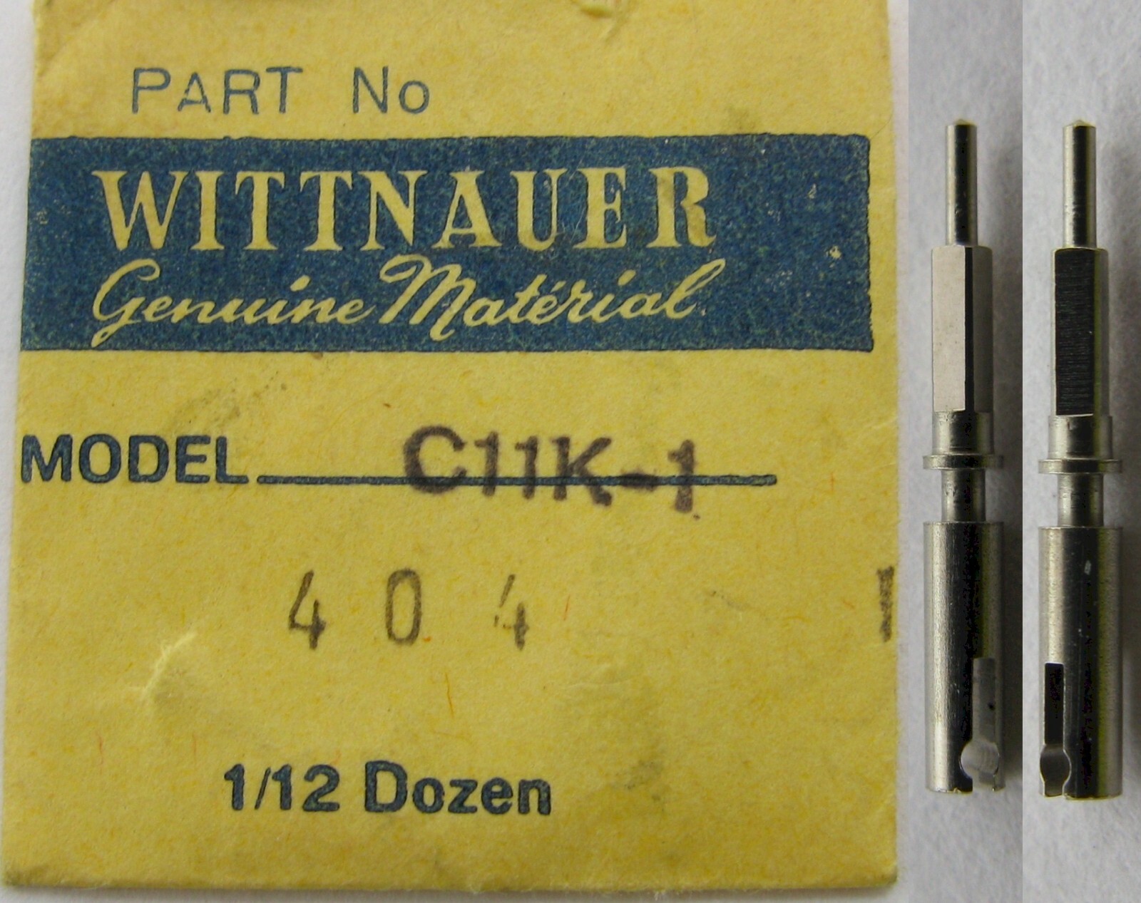 wittnauer C11K-1 female split winding Stem # 404 Watch Part