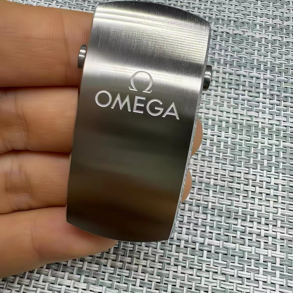 For OMEGA Genuine 21mm Stainless Steel Watch Strap Fastner Clasp Buckle