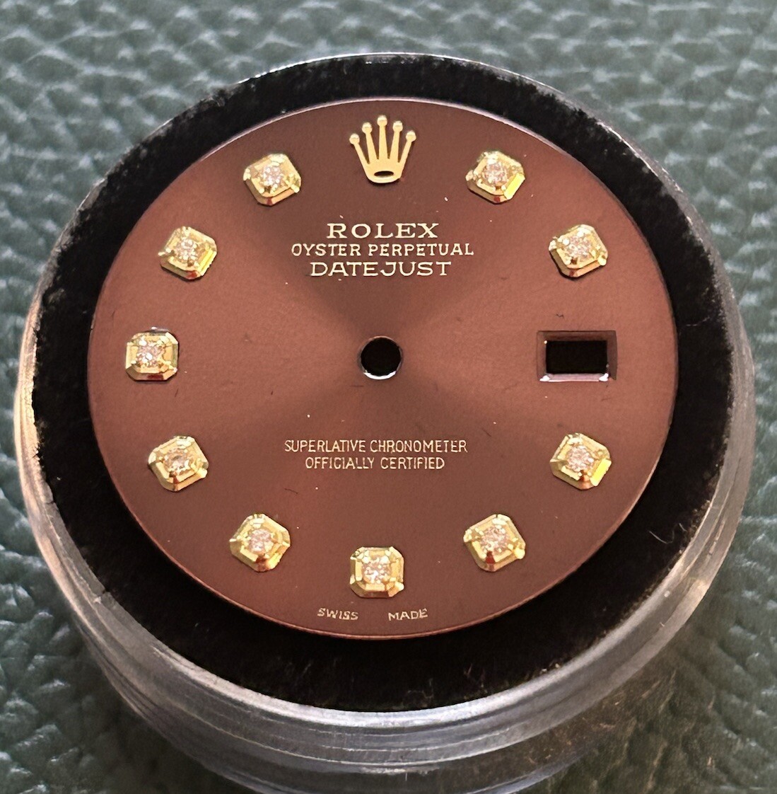 Rolex Mens 36mm Datejust Custom Chocolate Diamond Dial For 16013 16233 1 G2U