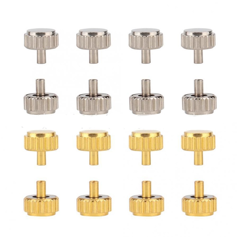 300 Pcs Watch Crown Tube Parts and Fittings for Watches Accessory Repair
