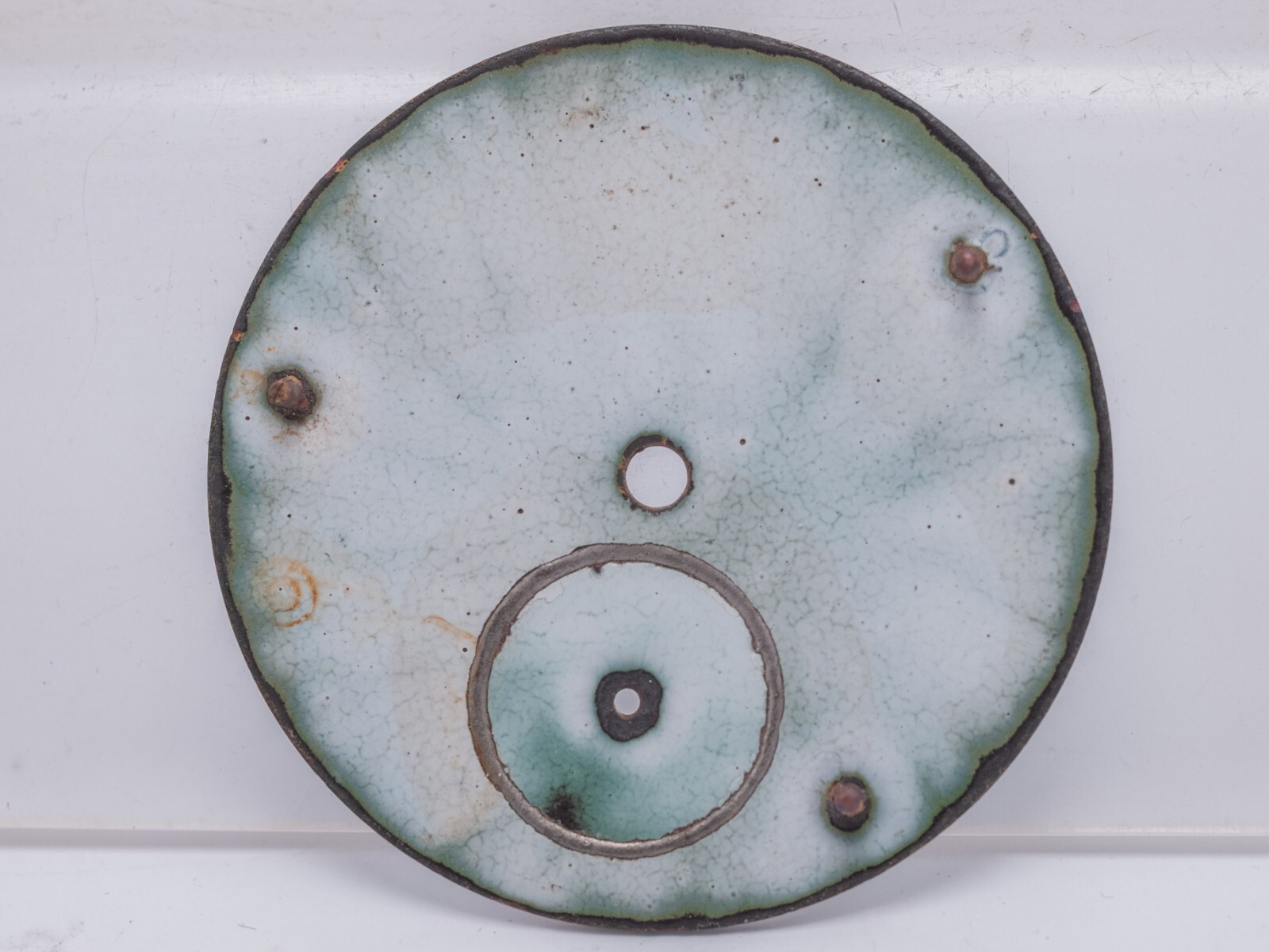 Hampden 18s Single Sunk Pocket Watch Roman Numeral Enamel Dial – Hairlines