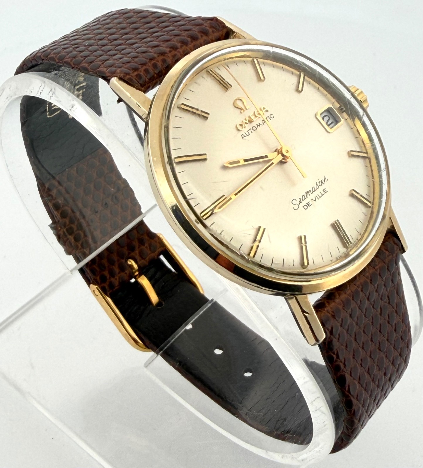 VINTAGE OMEGA SEAMASTER DE VILLE 14K GOLD FILLED